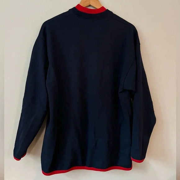 Vintage MC Energy Sportswear Double Collar Crewneck Grandma Sweater XL - Picture 3 of 4